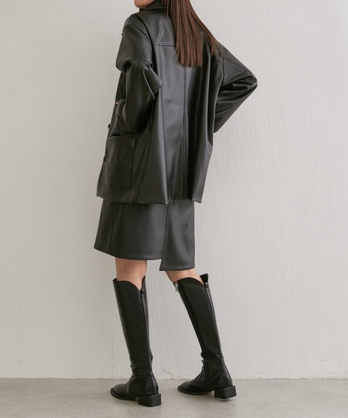 Lui's(ルイス)の「レザーカーコート(カバーオール・レディース・ブラック・FREE)」の17枚目の写真