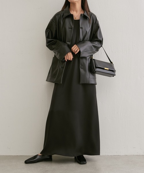 Lui's(ルイス)の「レザーカーコート(カバーオール・レディース・ブラック・FREE)」の18枚目の写真