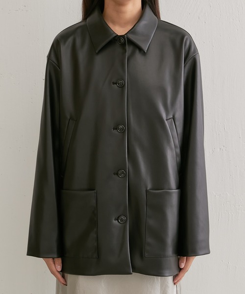 Lui's(ルイス)の「レザーカーコート(カバーオール・レディース・ブラック・FREE)」の22枚目の写真