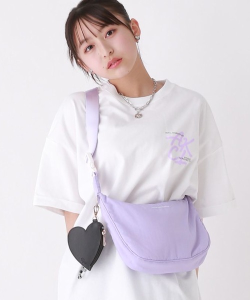 repipi armario（レピピ アルマリオ）の「カラーラウンドショルダー（ショルダーバッグ・キッズ・ブルー/シルバー/ブラック/グレー/アイボリー/イエロー/グリーン/パープル/ナチュラル・FREE）」の7枚目の写真