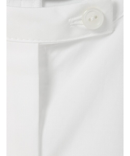 mizuiroind（ミズイロインド）の「mizuiro ind バンドカラーコクーンシャツ（シャツ/ブラウス・レディース・オフホワイト/ブラック/ブルー/グレー/グレー系その他・FREE）」の5枚目の写真