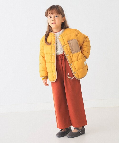 BEAMS mini（ビームスミニ）の「機能綿 ノーカラー ブルゾン 2024FW（90～150cm）（ブルゾン・キッズ・ロイヤルブルー/オレンジ系その他3・90/100/110/120/130/140/150）」の6枚目の写真