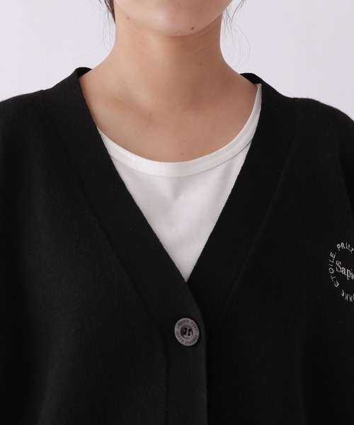 repipi armario(レピピ アルマリオ)の「BACKロゴルーズカーディガン(カーディガン/ボレロ・キッズ・グレー/アイボリー/ブラック・SMALL/MEDIUM/LARGE)」の13枚目の写真