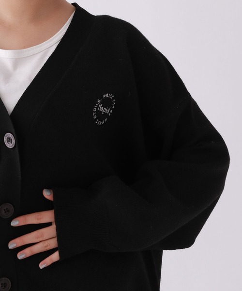 repipi armario(レピピ アルマリオ)の「BACKロゴルーズカーディガン(カーディガン/ボレロ・キッズ・グレー/アイボリー/ブラック・SMALL/MEDIUM/LARGE)」の14枚目の写真