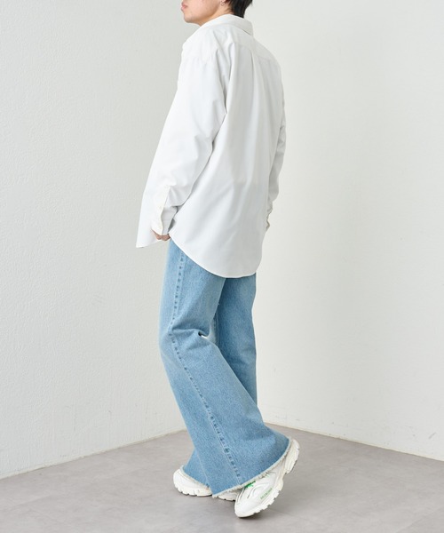 COLONY 2139(コロニートゥーワンスリーナイン)の「フリンジラウンドヘムデニム(デニムパンツ・メンズ・ブラック/サックスブルー・MEDIUM/LARGE)」の14枚目の写真