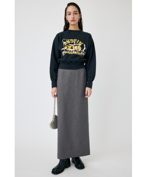 MOUSSY（マウジー）の「AUSTIN GOOD OLD プルオーバー（スウェット・レディース・レッド/ライトブラック/杢グレー・FREE）」の7枚目の写真