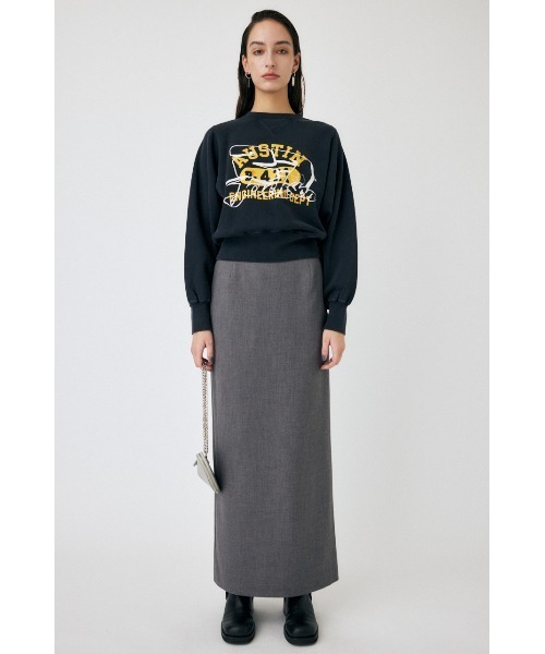 MOUSSY（マウジー）の「AUSTIN GOOD OLD プルオーバー（スウェット・レディース・レッド/ライトブラック/杢グレー・FREE）」の8枚目の写真