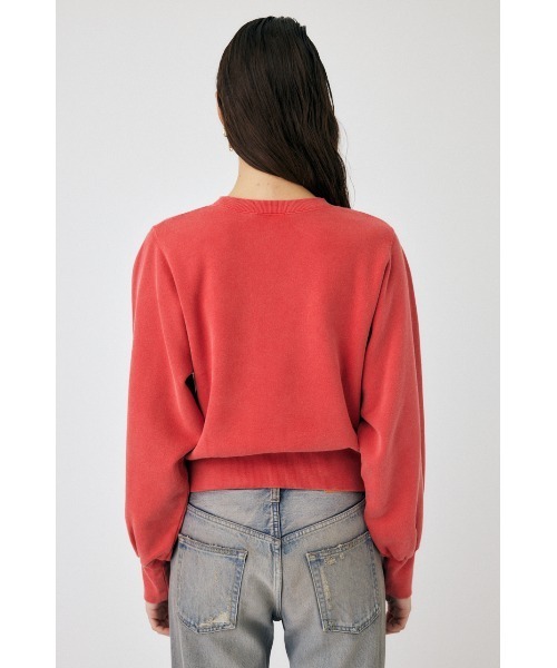 MOUSSY（マウジー）の「AUSTIN GOOD OLD プルオーバー（スウェット・レディース・レッド/ライトブラック/杢グレー・FREE）」の19枚目の写真
