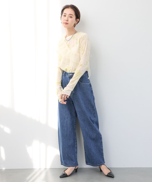 LEPSIM（レプシィム）の「2WAYシアーベロアプルオーバー　102008（Tシャツ/カットソー・レディース・ライトグリーン/ネイビー/アイボリー・FREE）」の7枚目の写真