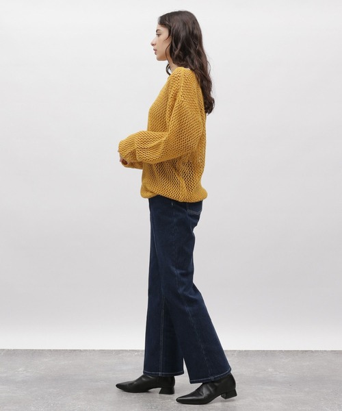 LAKOLE(ラコレ)の「5ゲージラメメッシュプルオーバー / 103597(ニット/セーター・レディース・オレンジ/グレー/ライトブルー・SMALL/MEDIUM)」の19枚目の写真