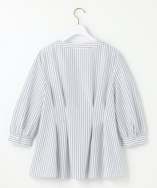 ANY SIS(エニィスィス)の「【洗える】タックペプラムシャツ ブラウス(シャツ/ブラウス・レディース・スカイブルー系1/ホワイト系1・2)」の9枚目の写真