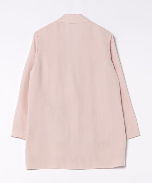 定価31,900円 styling/ ピンクサテンジャケット 大特価】ピンク サテン調 シルクタッチ 光沢素材 バックロゴ