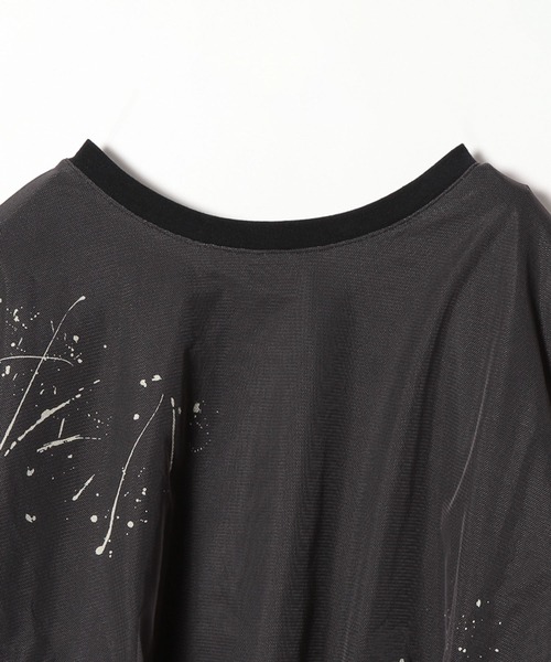 niko and...（ニコアンド）の「[MODE NORM CORE]2WAYチュールペイントプルオーバー（スウェット・レディース・グレー/ブラック/オフホワイト・MEDIUM/LARGE）」の16枚目の写真
