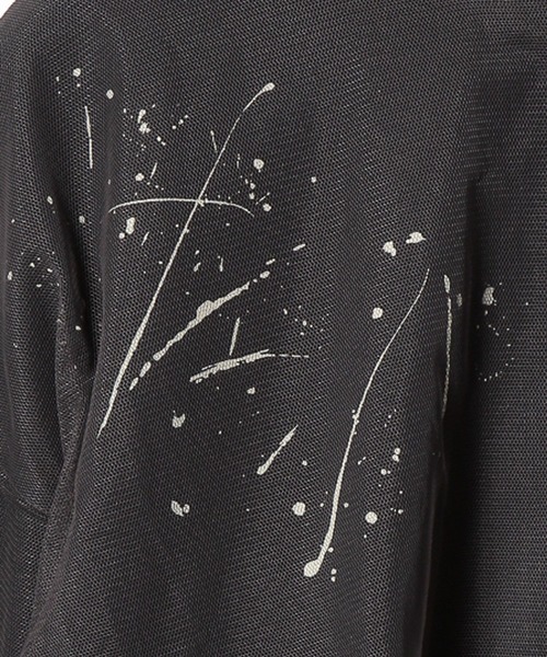 niko and...（ニコアンド）の「[MODE NORM CORE]2WAYチュールペイントプルオーバー（スウェット・レディース・グレー/ブラック/オフホワイト・MEDIUM/LARGE）」の17枚目の写真