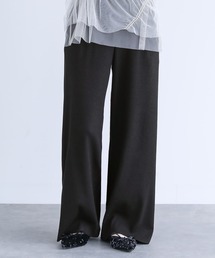 n'OrLABEL | 【セルフカット】『リブワイドパンツ』(その他パンツ)