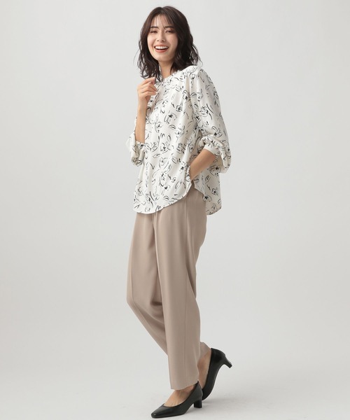 Elura（エルーラ）の「サラサラ着映えブラウス/102923（シャツ/ブラウス・レディース・ホワイト系その他2/ブラック/ホワイト系その他6/イエロー・SMALL/MEDIUM/LARGE/X-LARGE）」の19枚目の写真