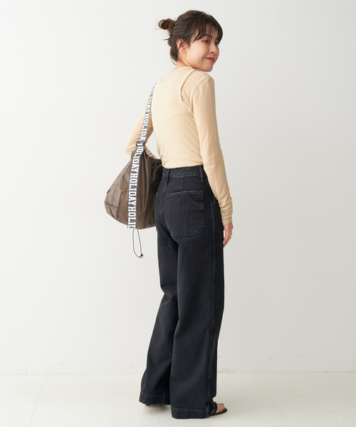 upperhights（アッパーハイツ）の「【upper hights / アッパーハイツ】THE COLIN（デニムパンツ・レディース・ライトブルー/ブラック・23/24/25/22）」の5枚目の写真