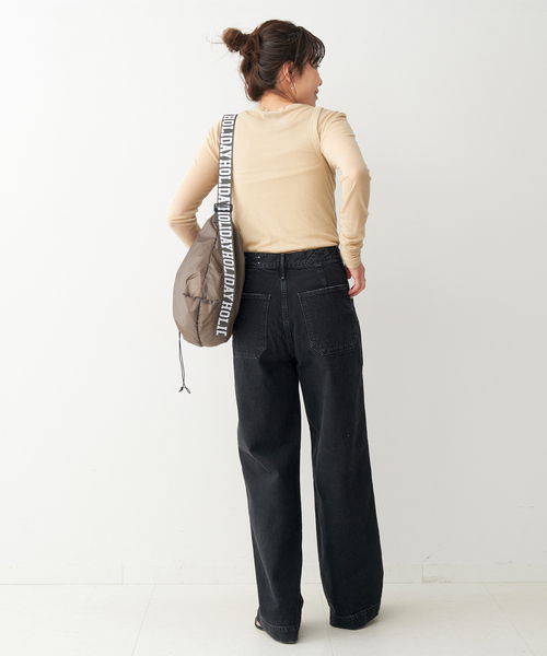 upperhights（アッパーハイツ）の「【upper hights / アッパーハイツ】THE COLIN（デニムパンツ・レディース・ライトブルー/ブラック・23/24/25/22）」の6枚目の写真