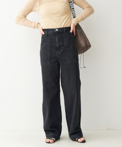 upperhights（アッパーハイツ）の「【upper hights / アッパーハイツ】THE COLIN（デニムパンツ・レディース・ライトブルー/ブラック・23/24/25/22）」の7枚目の写真