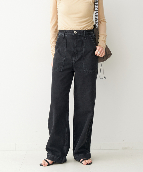upperhights（アッパーハイツ）の「【upper hights / アッパーハイツ】THE COLIN（デニムパンツ・レディース・ライトブルー/ブラック・23/24/25/22）」の8枚目の写真