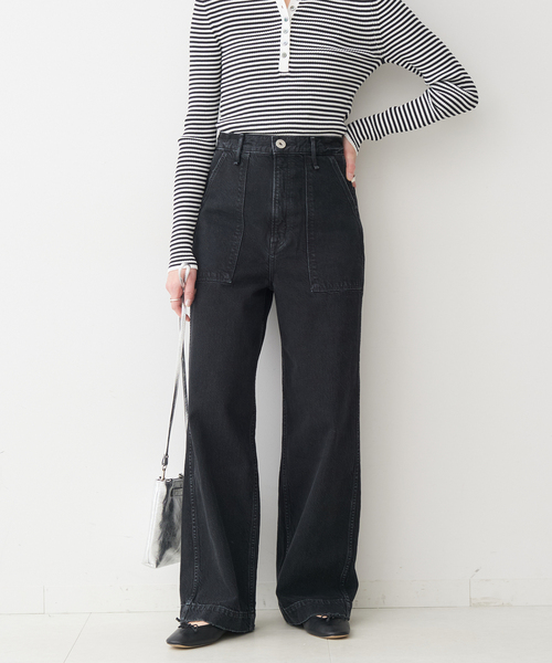 upperhights（アッパーハイツ）の「【upper hights / アッパーハイツ】THE COLIN（デニムパンツ・レディース・ライトブルー/ブラック・23/24/25/22）」の18枚目の写真
