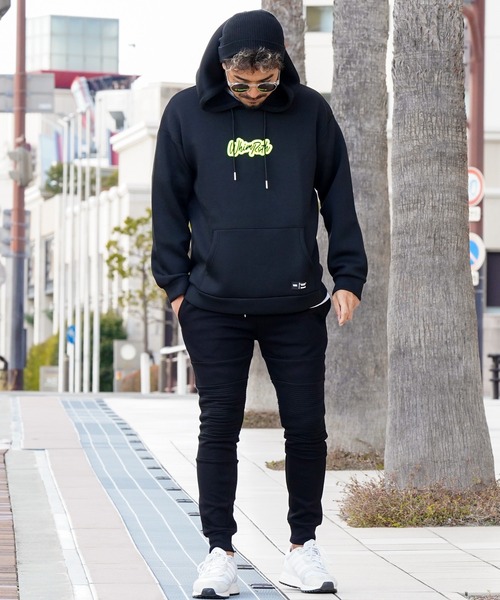 adamsJUGGLER（アダムスジャグラー）の「W/RネオンO.Pフーディー（パーカー・メンズ・ホワイト/ブラック・L/M）」の3枚目の写真