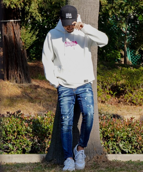 adamsJUGGLER（アダムスジャグラー）の「W/RネオンO.Pフーディー（パーカー・メンズ・ホワイト/ブラック・L/M）」の16枚目の写真