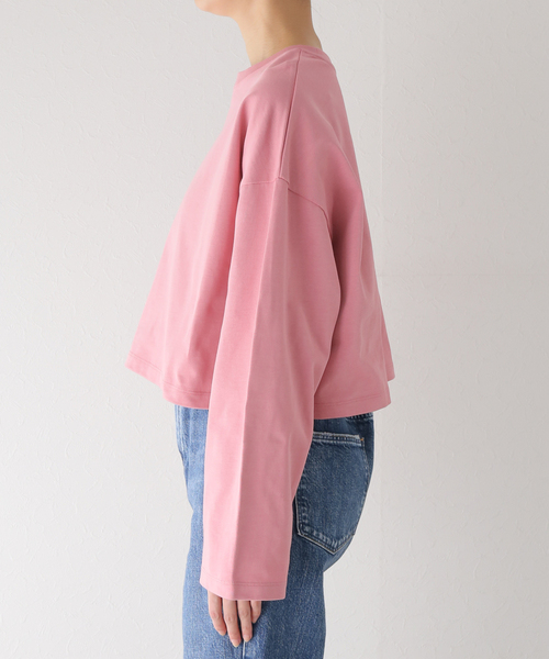 JOURNAL STANDARD（ジャーナルスタンダード）の「クロップドカラーTEE（Tシャツ/カットソー・レディース・ブラック/ホワイト/ピンク・FREE）」の17枚目の写真