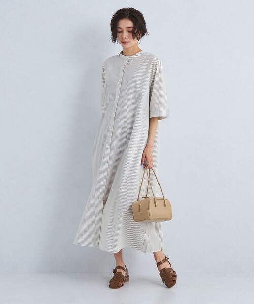 新品タグ付き！green label relaxingフォーマルパンツドレス UNITED ARROWS green label relaxing パールボタン付きネイビー