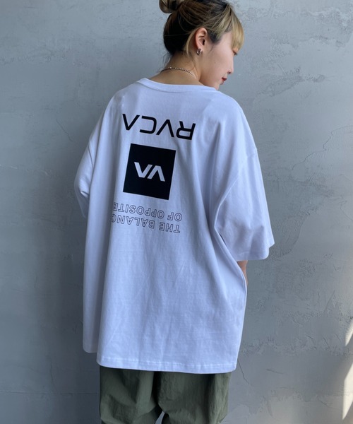 RVCA（ルーカ）の「[RVCA/ルーカ] UP STATE スクエアロゴバックプリント ショートスリーブTシャツ（Tシャツ/カットソー・レディース・ブラック/ホワイト・M/L/XL）」の12枚目の写真