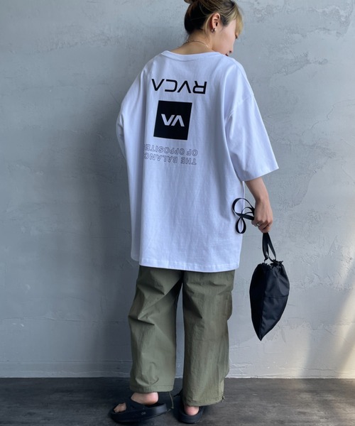 RVCA（ルーカ）の「[RVCA/ルーカ] UP STATE スクエアロゴバックプリント ショートスリーブTシャツ（Tシャツ/カットソー・レディース・ブラック/ホワイト・M/L/XL）」の15枚目の写真