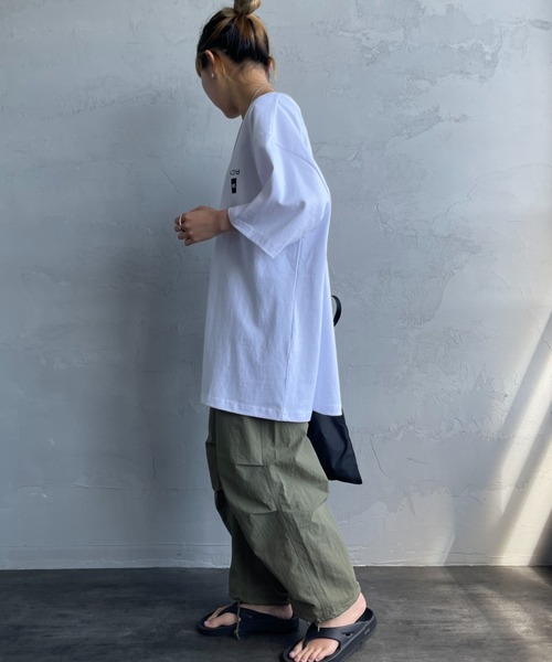 RVCA（ルーカ）の「[RVCA/ルーカ] UP STATE スクエアロゴバックプリント ショートスリーブTシャツ（Tシャツ/カットソー・レディース・ブラック/ホワイト・M/L/XL）」の14枚目の写真