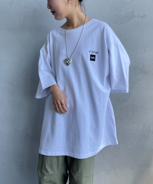 RVCA（ルーカ）の「[RVCA/ルーカ] UP STATE スクエアロゴバックプリント ショートスリーブTシャツ（Tシャツ/カットソー・レディース・ブラック/ホワイト・M/L/XL）」の16枚目の写真