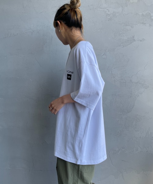 RVCA（ルーカ）の「[RVCA/ルーカ] UP STATE スクエアロゴバックプリント ショートスリーブTシャツ（Tシャツ/カットソー・レディース・ブラック/ホワイト・M/L/XL）」の8枚目の写真