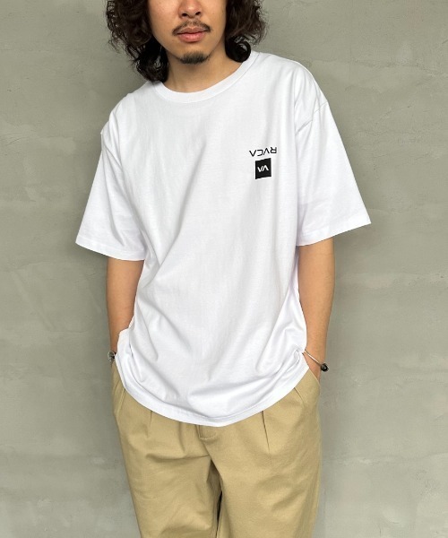 RVCA（ルーカ）の「[RVCA/ルーカ] UP STATE スクエアロゴバックプリント ショートスリーブTシャツ（Tシャツ/カットソー・レディース・ブラック/ホワイト・M/L/XL）」の21枚目の写真