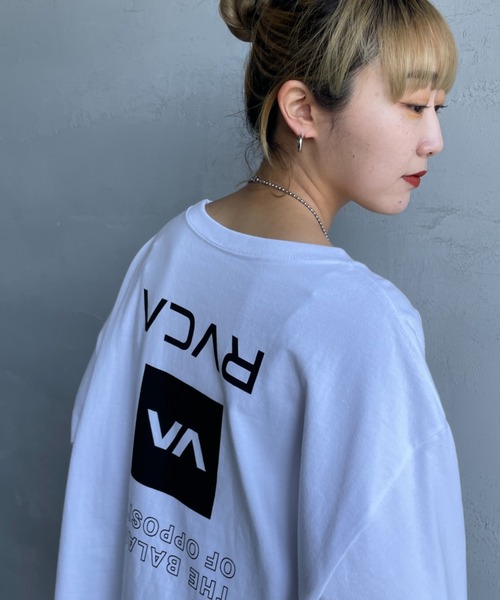 RVCA（ルーカ）の「[RVCA/ルーカ] UP STATE スクエアロゴバックプリント ショートスリーブTシャツ（Tシャツ/カットソー・レディース・ブラック/ホワイト・M/L/XL）」の20枚目の写真
