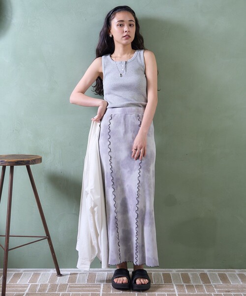 FREAK'S STORE（フリークスストア）の「リブ ヘンリータンクトップ（タンクトップ・レディース・ネイビー/オフホワイト/ブラック/ライトグレー/その他・フリー）」の22枚目の写真