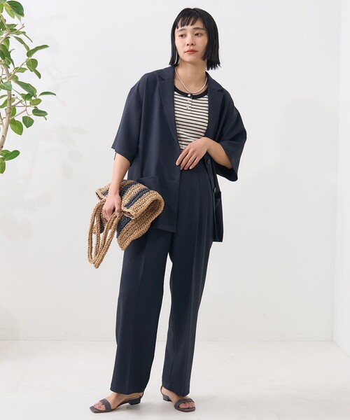 FREAK'S STORE（フリークスストア）の「リブ ヘンリータンクトップ（タンクトップ・レディース・ネイビー/オフホワイト/ブラック/ライトグレー/その他・フリー）」の11枚目の写真