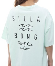 BILLABONG レディース SOFT CLEAN LOGO LOOSE TEE Tシャツ 【2024年春夏モデル】/ビラボン半袖バックプリントロゴTシャツ