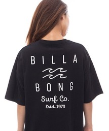 BILLABONG レディース SOFT CLEAN LOGO LOOSE TEE Tシャツ 【2024年春夏モデル】/ビラボン半袖バックプリントロゴTシャツ