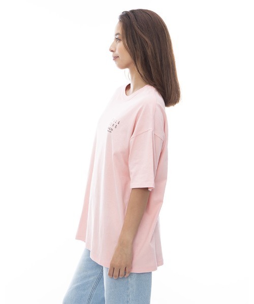 BILLABONG(ビラボン)の「BILLABONG レディース SOFT CLEAN LOGO LOOSE TEE Tシャツ 【2024年春夏モデル】/ビラボン半袖バックプリントロゴTシャツ(Tシャツ/カットソー・レディース・ブラック/ライトブルー/ピンク/ホワイト・LARGE/MEDIUM)」の19枚目の写真