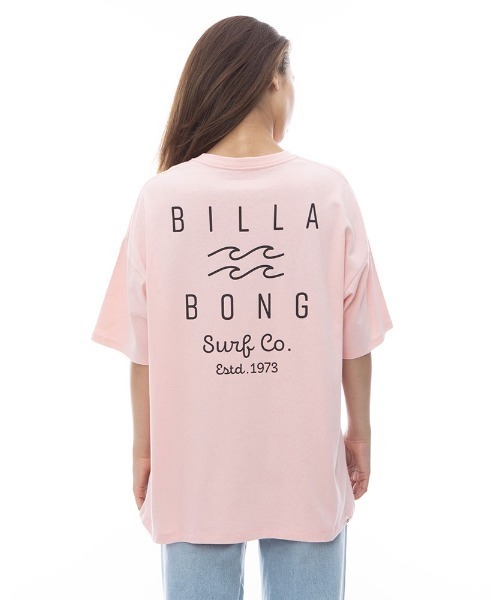 売れ筋商品|||ビラボン Tシャツ レディース トップス Print T-shirt - black OUTLET】BILLABONG レディース SQUARE PATTERN LOGO TEE T