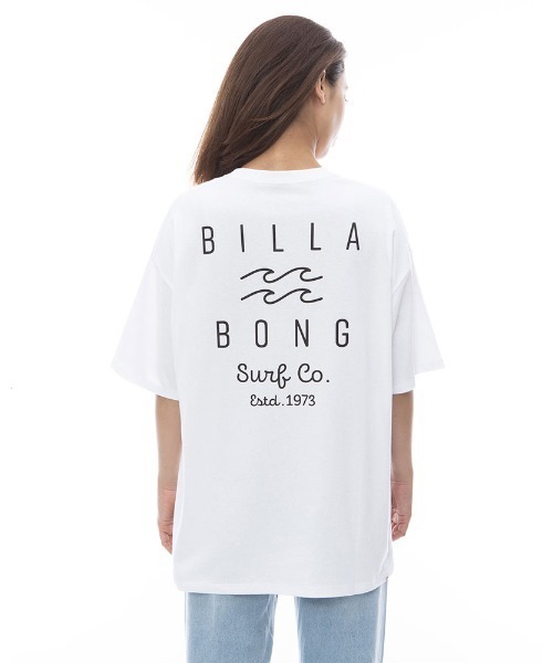 BILLABONG(ビラボン)の「BILLABONG レディース SOFT CLEAN LOGO LOOSE TEE Tシャツ 【2024年春夏モデル】/ビラボン半袖バックプリントロゴTシャツ(Tシャツ/カットソー・レディース・ブラック/ライトブルー/ピンク/ホワイト・LARGE/MEDIUM)」の7枚目の写真