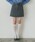PUBLIC TOKYO�i�p�u���b�N�g�E�L���E�j�́u�y�c��킸���zBLACKDENIM MINISKIRT/�f�j���~�j�X�J�[�g�i�f�j���X�J�[�g�j�v�b�u���b�N