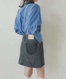 PUBLIC TOKYO（パブリックトウキョウ）の「BLACKDENIM MINISKIRT