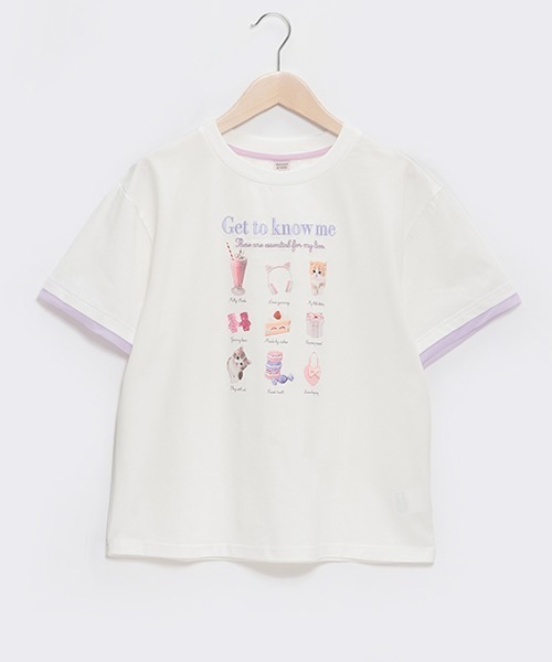 セール】Chaton Tシャツ（Tシャツ/カットソー）｜mezzo piano