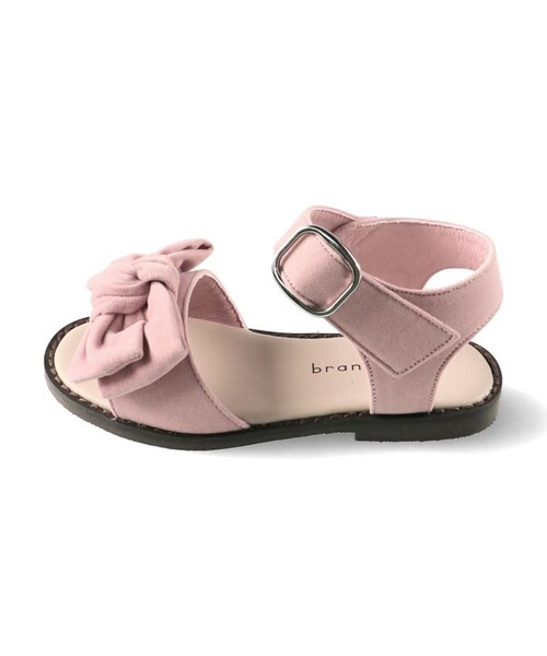 BRANSHES（ブランシェス）の「リボンサンダル（サンダル・キッズ・グレイッシュベージュ/ピンク/ベージュ/ブラック・20.0cm/21.0cm/19.0cm/18.0cm/17.0cm/15.0cm/16.0cm）」の14枚目の写真