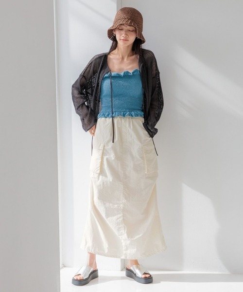 LOWRYS FARM(ローリーズファーム)の「ペーパークロシェHAT 994248(ハット・レディース・ベージュ/アイボリー/ブラウン・FREE)」の10枚目の写真