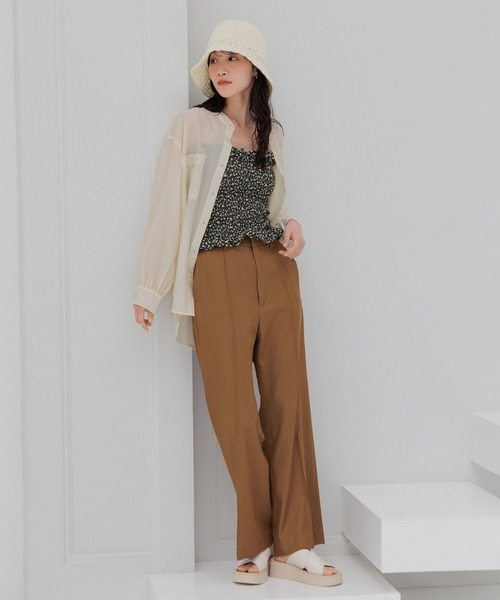 LOWRYS FARM(ローリーズファーム)の「ペーパークロシェHAT 994248(ハット・レディース・ベージュ/アイボリー/ブラウン・FREE)」の16枚目の写真