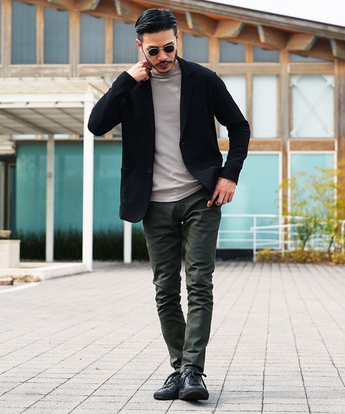 jiggys shop（ジギーズショップ）の「ドライポンチ プレミアムロンT 長袖Tシャツ 吸湿速乾 カットソー（Tシャツ/カットソー・メンズ・チャコールグレー/ホワイト/グレー系その他/ブラック・LARGE/MEDIUM/X-LARGE/SMALL）」の22枚目の写真